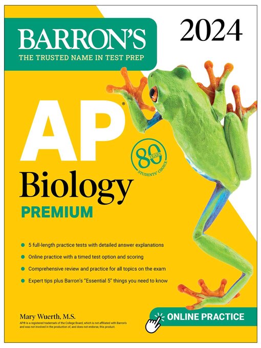 Title details for AP Biology Premium, 2024 by Mary Wuerth - Wait list